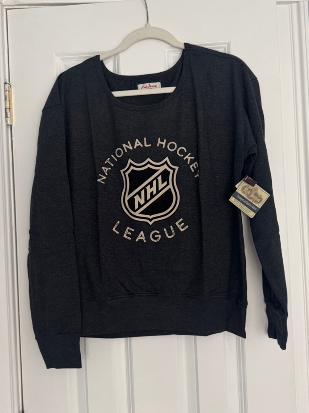 Red Jacket Women's Black NHL Crewneck Sweater